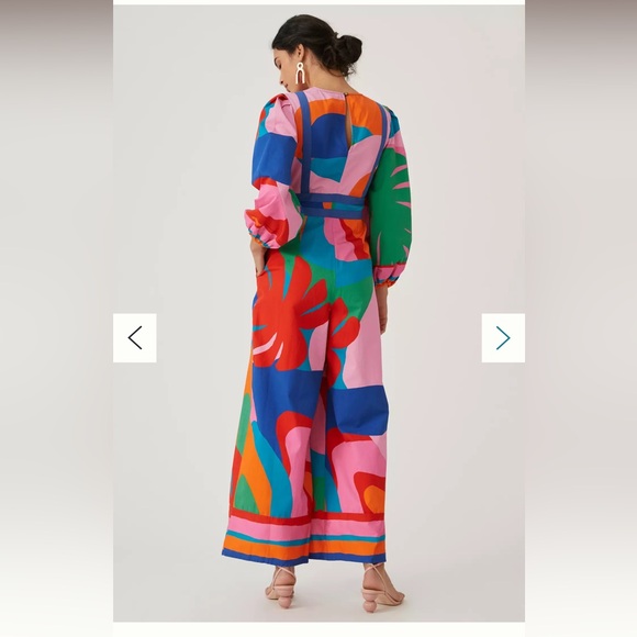 FARM Rio Deep V Jumpsuit - Picture 3 of 8